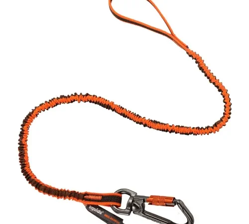 Ergodyne® Squids® 3109Fx Double-Locking Single Carabiner w/Swivel, 25 lbs Capacity, 19809
