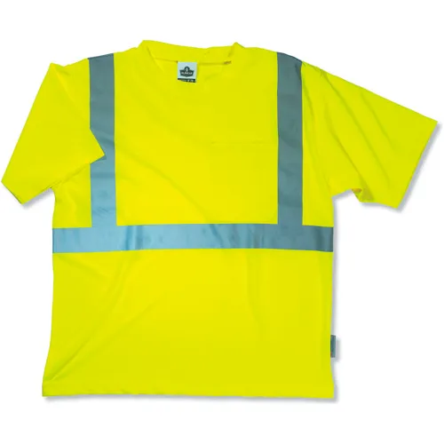 Ergodyne® GloWear® 8289 Class 2 Economy T-Shirt, Lime, S