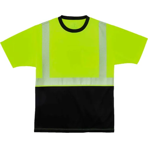Ergodyne® GloWear 8280BK Hi-Vis Performance Short Sleeve T-Shirt, Class 2, Long-4XL, Lime