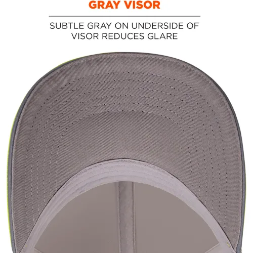 Ergodyne® GloWear® 8931 Hi-Vis Logo Reflective Stretch Fit Hat, L/XL, Lime - Image 4
