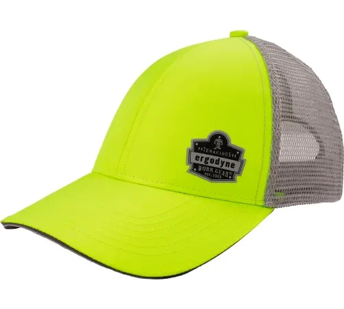 Ergodyne® GloWear® 8933 Hi-Vis Logo Reflective Snapback Hat, Lime