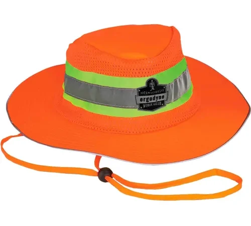 Ergodyne® GloWear® 8935 Class HW Hi-Vis Ranger Hat, Orange, S/M
