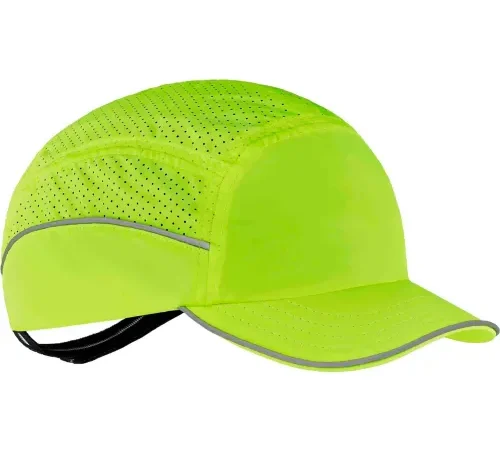 Ergodyne Skullerz® 8955 Lightweight Bump Cap, Short Brim, Lime