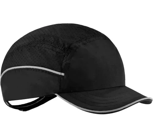 Ergodyne Skullerz® 8955 Lightweight Bump Cap, Short Brim, Black