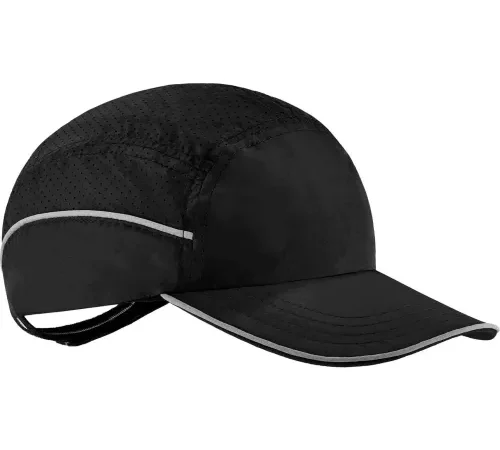 Ergodyne Skullerz® 8955 Lightweight Bump Cap, Long Brim, Black