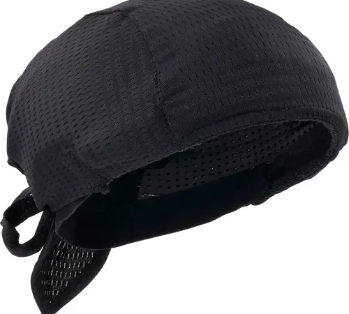 Ergodyne® Skullerz® 8948 Do Rag Bandana Bump Cap Insert, Mesh, Universal, Black