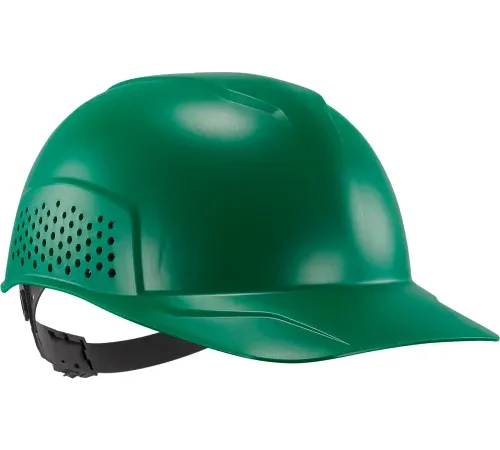 Ergodyne® Skullerz® 8951 Vented Hard Shell Bump Cap, Short Brim, One Size Fits Most, Green