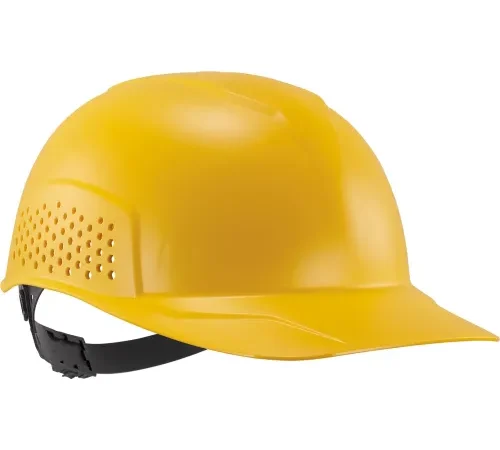 Ergodyne® Skullerz 8951 Vented Hard Shell Bump Cap, Short Brim, One Size Fits Most, Yellow
