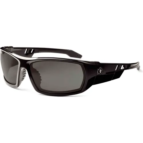 Ergodyne® Skullerz® Odin Safety Glasses, Smoke Lens, Black Frame