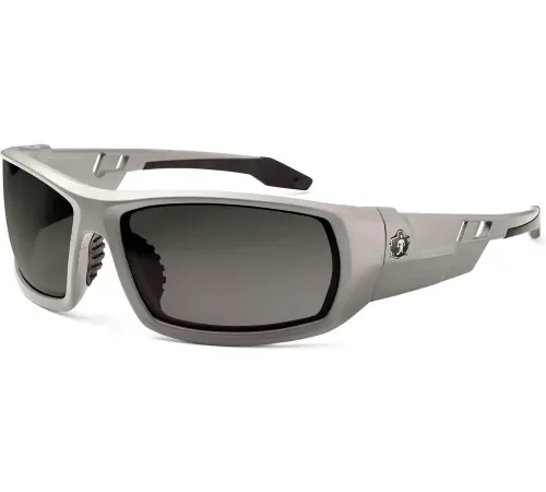 Ergodyne® Skullerz® Odin PZ Safety Glasses, Polarized Smoke Lens, Matte Gray Frame