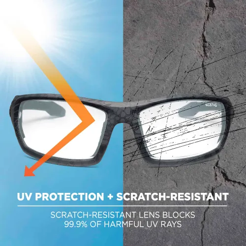 Ergodyne® Skullerz#174; ODIN Anti-Fog Safety Glasses, Clear Lens, Kryptek Highlander Frame - Image 5