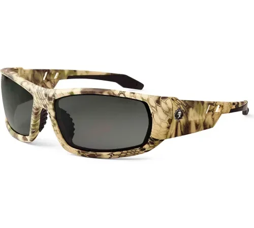 Ergodyne® Skullerz#174; ODIN Anti-Fog Safety Glasses, Smoke Lens, Kryptek Highlander Frame