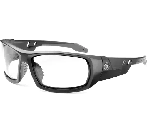 Ergodyne® Skullerz® ODIN-AF Safety Glasses, Matte Black, Anti-Fog Clear Lens, 50403