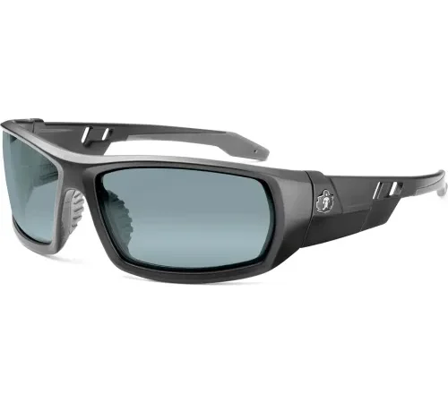 Ergodyne® Skullerz® Odin Safety Glasses, Silver Mirror Lens, Matte Black Frame