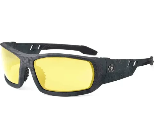 Ergodyne® Skullerz#174; ODIN Safety Glasses, Yellow Lens, Kryptek Typhon Frame