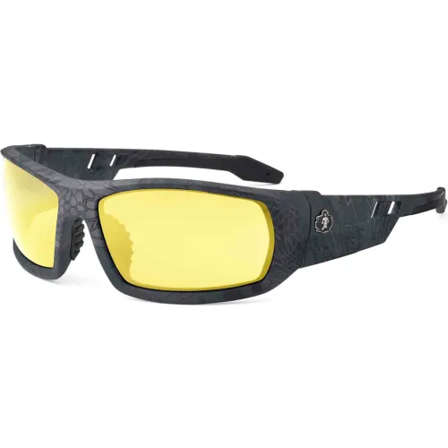 Ergodyne® Skullerz#174; ODIN Safety Glasses, Yellow Lens, Kryptek Typhon Frame