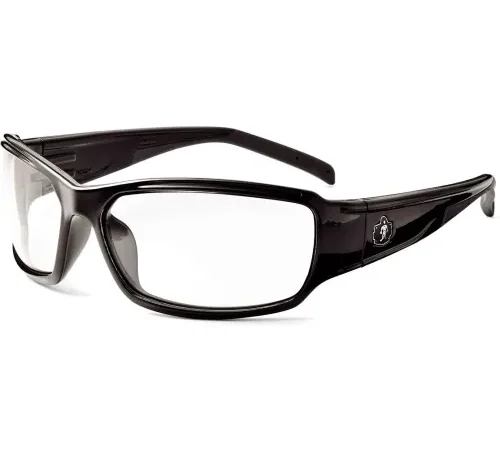 Ergodyne® Skullerz® Thor Safety Glasses W/Fog-Off, Clear AF Lens, Black Frame