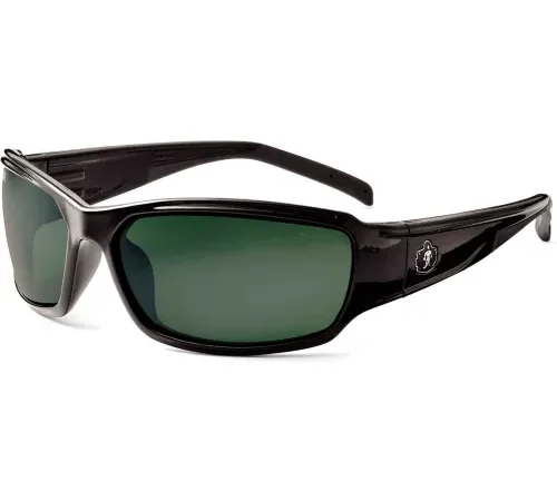 Ergodyne® Skullerz® Thor PZ Safety Glasses, Polarized G15 Lens, Black Frame