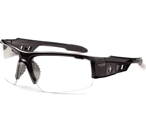 Ergodyne® Skullerz® DAGR-AF Safety Glasses, Black, Anti-Fog Clear Lens, 52003