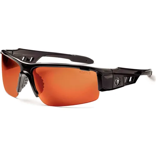 Ergodyne® Skullerz® Dagr PZ Safety Glasses, Polarized Copper Lens, Black Frame