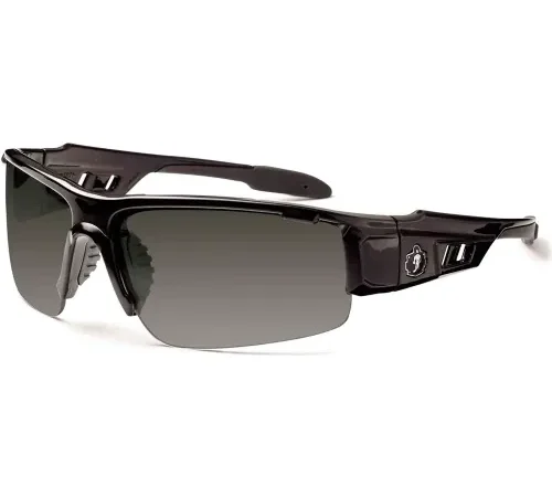 Ergodyne® Skullerz® Dagr Safety Glasses, Smoke Lens, Black Frame