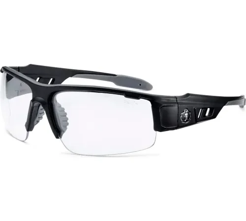 Ergodyne® Skullerz® DAGR-AF Safety Glasses, Matte Black, Anti-Fog Clear Lens, 52403