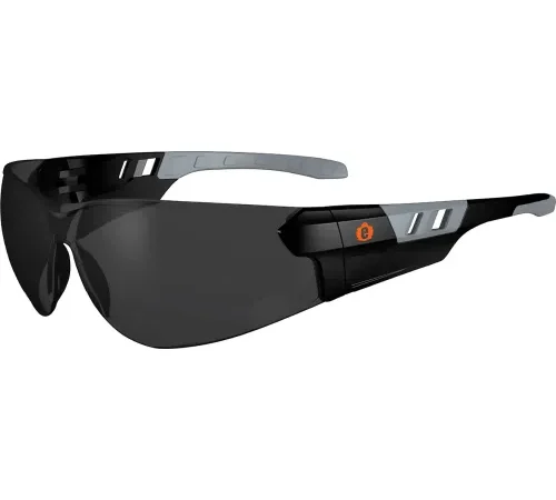 Ergodyne® Skullerz® SAGA-AFAS Frameless Safety Glasses, Smoke Lens, Matte Black Frame