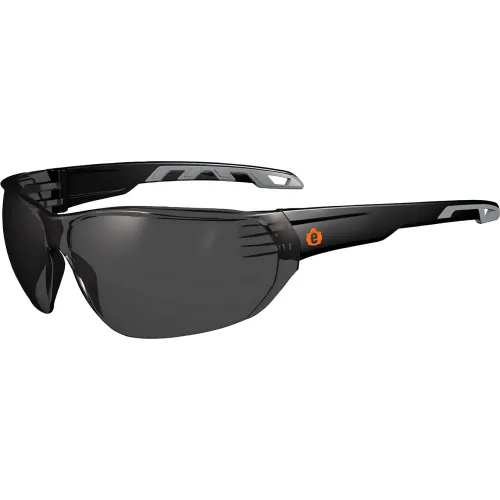 Ergodyne® Skullerz® VALI-AFAS Frameless Safety Glasses, Smoke Lens, Matte Black Frame