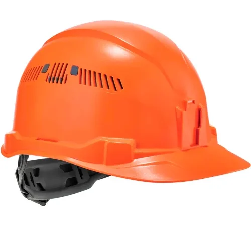 Ergodyne Skullerz® 8972 Hard Hat Cap Style, Ratchet Suspension, Vented, Class C, Orange
