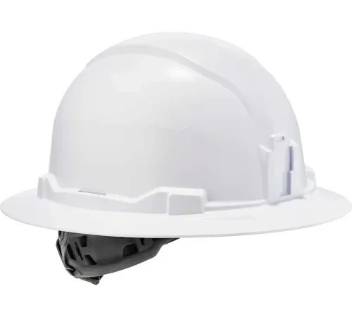 Ergodyne Skullerz® 8971 Hard Hat, Full Brim, Ratchet Suspension, Class E, White