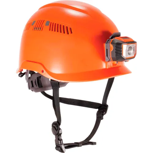 Ergodyne® Skullerz® 8975 Safety Helmet with LED Light, Class C, Orange