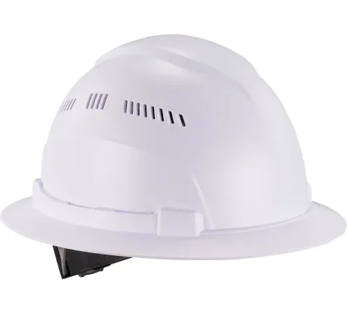 Ergodyne® Skullerz® 8968 Lightweight Full Brim Hard Hat Vented, Class C, White