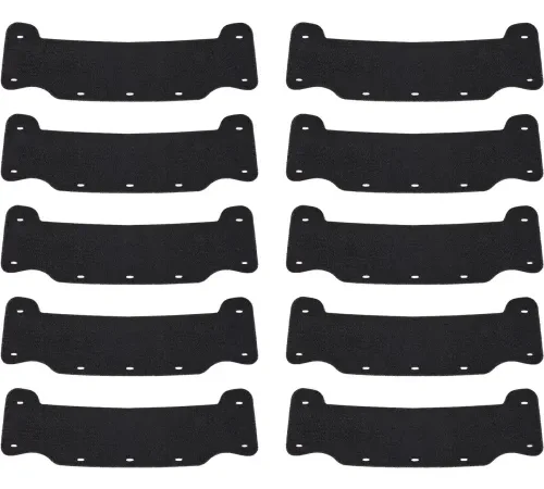 Ergodyne® Skullerz® 8990 Lightweight Hard Hat Sweatband Replacement, Black, Pack of 10