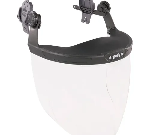 Ergodyne® 8994 Hard Hat Face Shield For Cap-Style & Safety Helmet, Clear