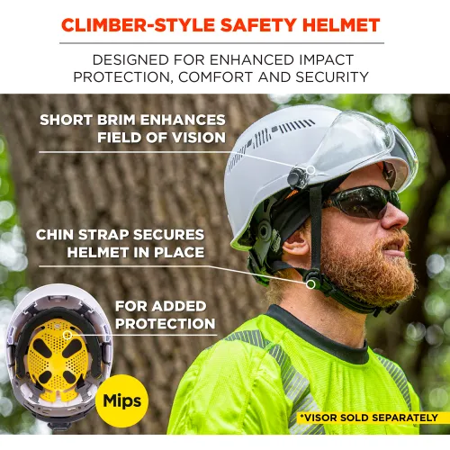 Ergodyne® Skullerz® 8975-MIPS Safety Helmet, MIPS Technology, White - Image 2