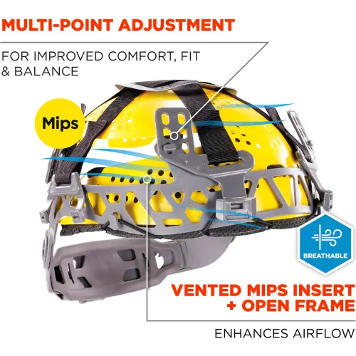 Ergodyne® Skullerz® 8975-MIPS Safety Helmet, MIPS Technology, White - Image 4