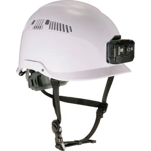Ergodyne® Skullerz® 8977LED Safety Helmet w/ LED Light, Type II, Class C, One Size, White