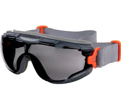 Ergodyne® ARKYN-NEO Smoke Lens Safety Goggles w/ Neoprene Strap, Anti-Scratch & Anti-Fog, Gray