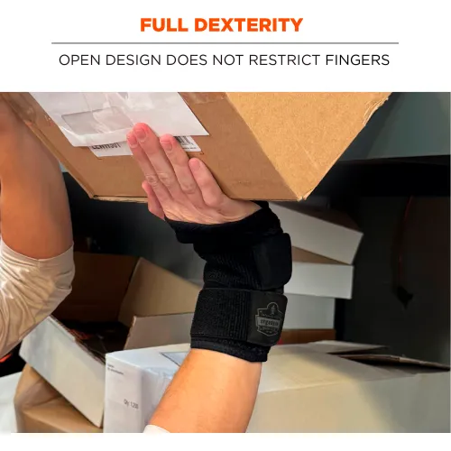 Ergodyne® ProFlex® 4015 Double Strap Wrist Brace Support, Left, XL, Black - Image 5