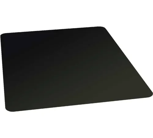 ES Robbins® Straight Edge Chair Mat For Carpet/Hard Floors, 46"W x 48"L, Black