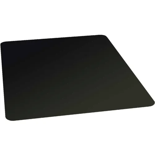 ES Robbins® Chair Mat for Carpet - Low Pile - 36" x 48" Rectangle - Black - Straight Edge