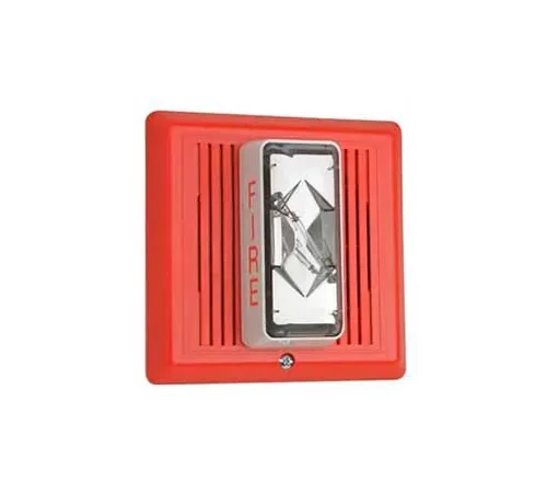 Edwards Signaling, 2452THS-15/75-R, Temporal Horn-Strobe, 15/75Cd, Red