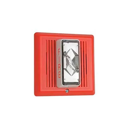 Edwards Signaling, 2452THS-15/75-R, Temporal Horn-Strobe, 15/75Cd, Red