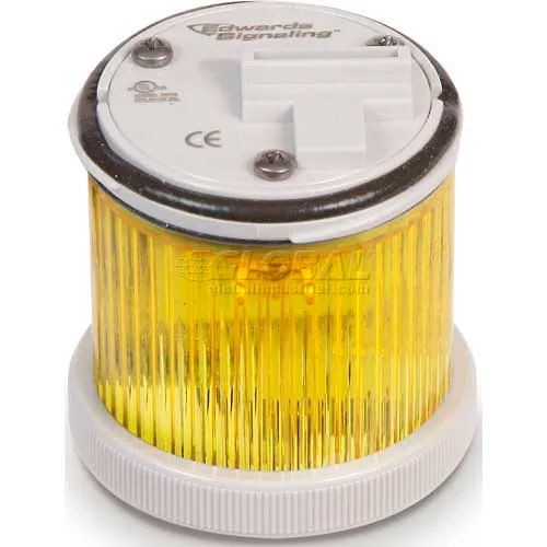 Edwards Signaling 248LEDMY24AD 48 Mm LED Stacklight Module Yellow 24V AC/DC