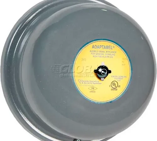 Edwards Signaling 340-6G5 6 Inch Vibrating Bell 24V AC