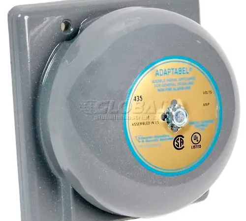 Edwards Signaling 435-6E1 6 Inch Vibrating Bell 12V DC
