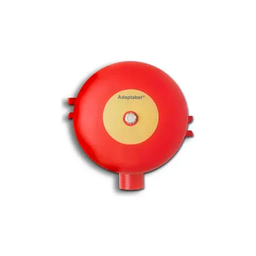 Edwards Signaling, 439D-6AW-R, Vibrating Fire Alarm Bell 6", 24 VDC, 0.85 AMPS, Red Diode