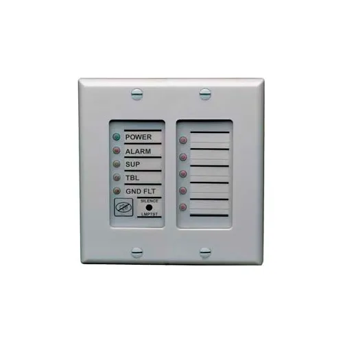 Edwards Signaling, FSAT2, Annunciator Trim Plate, 2 Gang