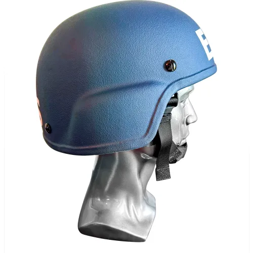 EDI-USA MICH Style EMS/EMT Ballistic Helmet, Level III-A Ballistic Resistance, Navy Blue, XL - Image 3