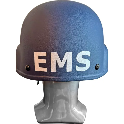 EDI-USA MICH Style EMS/EMT Ballistic Helmet, Level III-A Ballistic Resistance, Navy Blue, XL - Image 4
